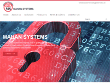 Tablet Screenshot of mahansystems.com